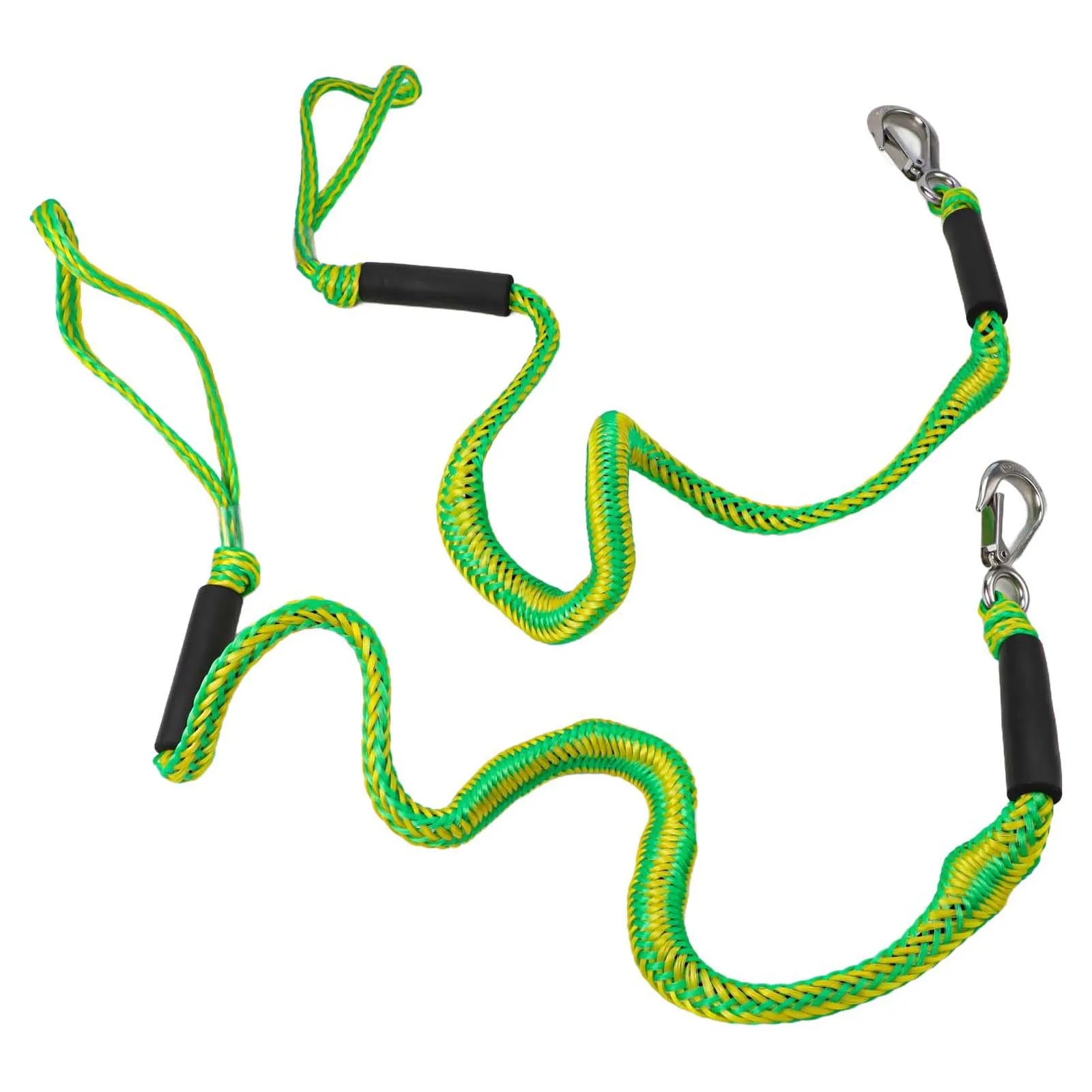 Bungee Line Mooring Rope 4FT with Smart Telescopic Design Balancing Flexibility and Safety for Boat Docking Bungee