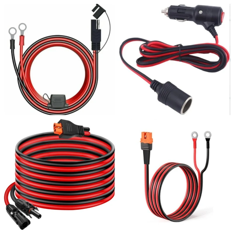 

Удлинительные кабели с плавлением 12/16AWG XT60i-M8O/XT60i-MC4/SAE-M8O — идеально подходят для радиоуправляемых транспортных средств, систем солнечной энергии и автомобильной электроники