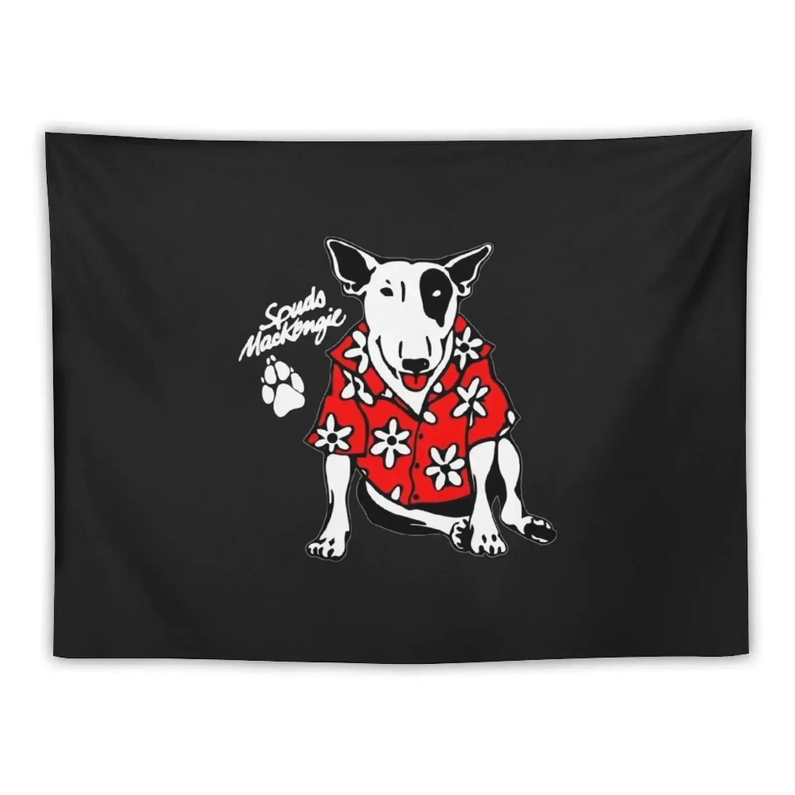

Spuds Mackenzie Tapestry Wall Mural Cute Room Decor Tapestry