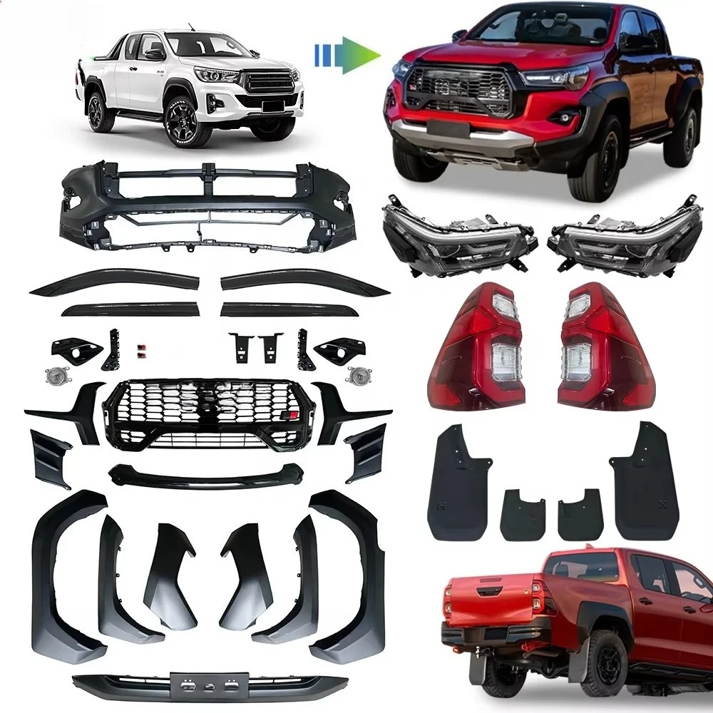 

Sporty-Design FORToyota Hilux Revo Rocco GR Sport 2023 Style Plastic BODYKIT