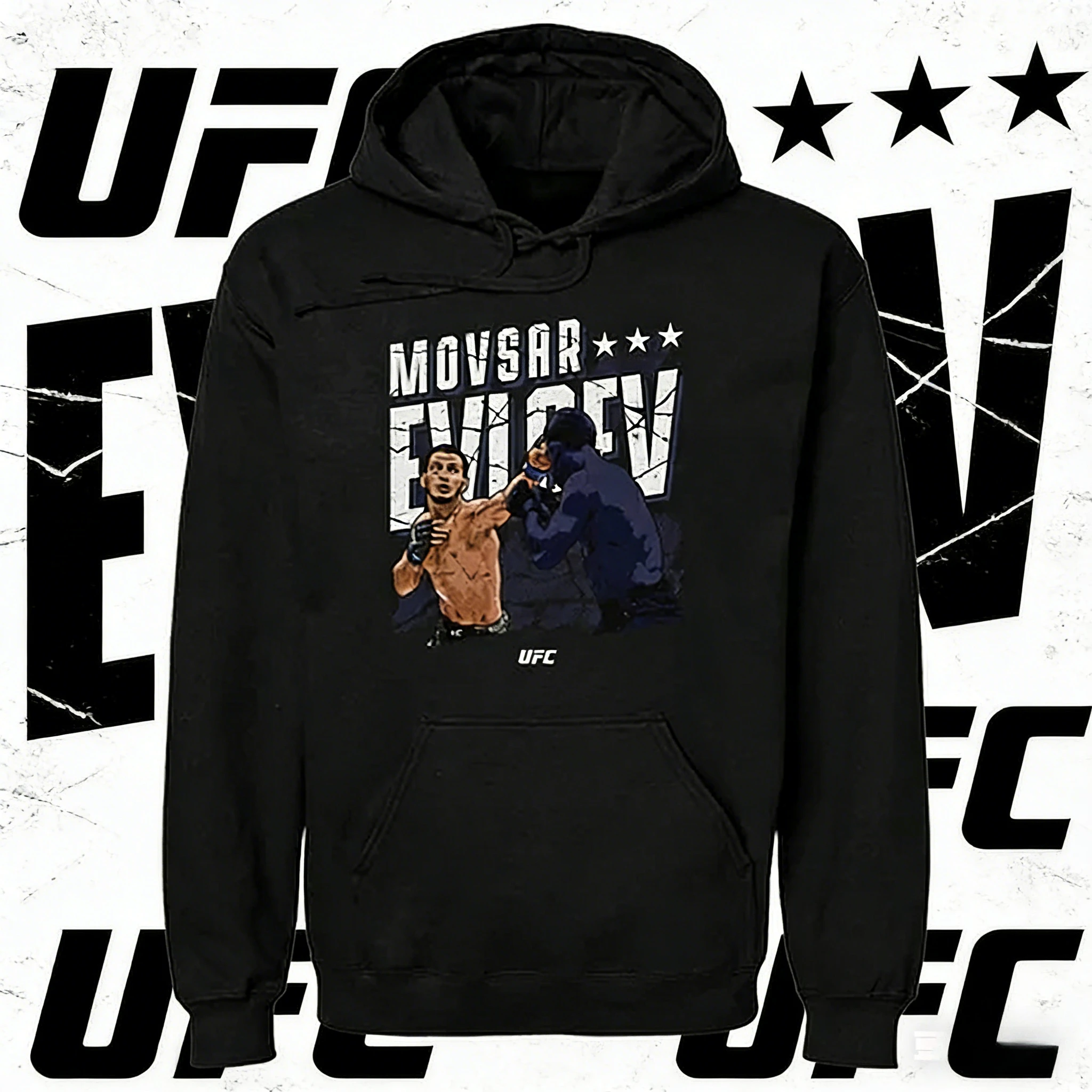 

Толстовка UFC Musa Eve на тему 2025-26, осень/зима, свободная повседневная модная толстовка из чистого хлопка, подходит для мужчин и женщин