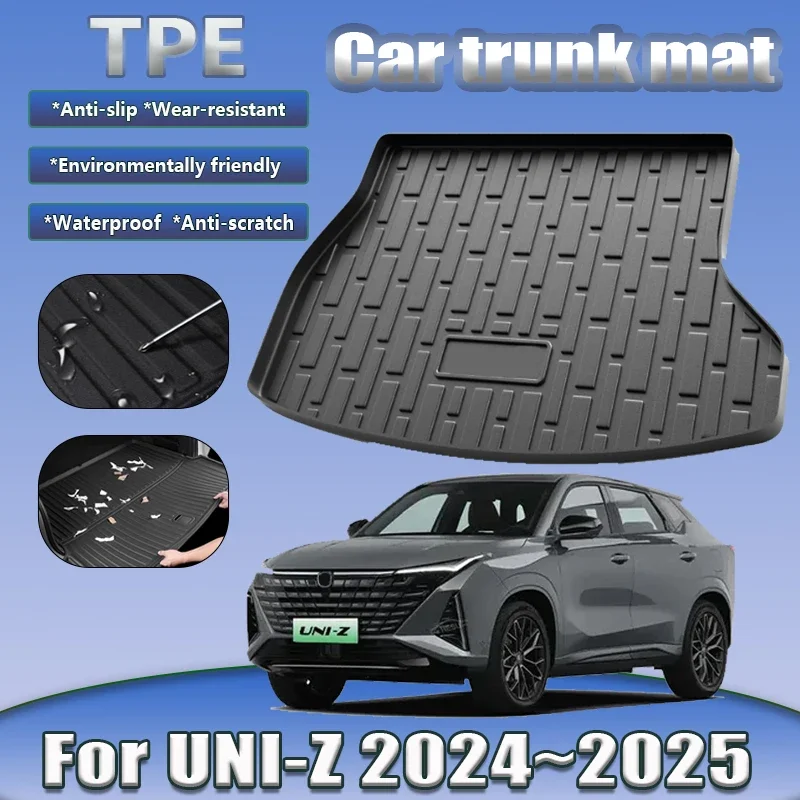 

Car Trunk Mat For Changan UNI-Z 2024 2025 Waterproof Anti-dirty TPE Material Rubber Liner Pads Anti-slip Carpet Auto Accessories