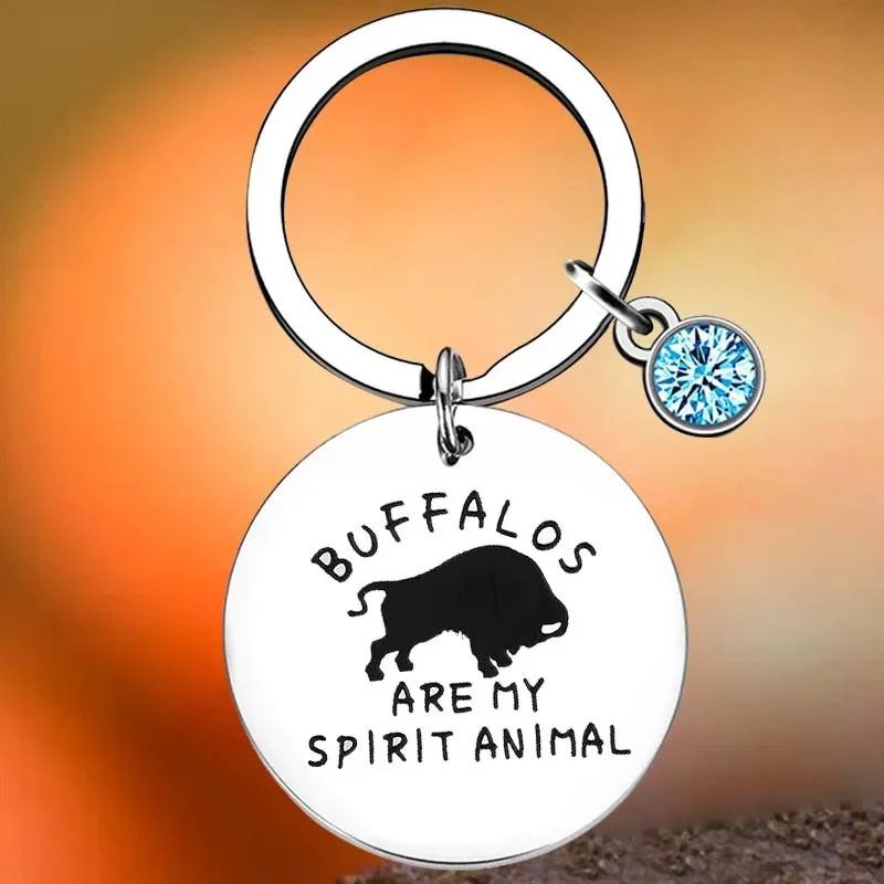 

Hot Buffalos Key Chain Ring bull ox lover gift keychains pendant Gift