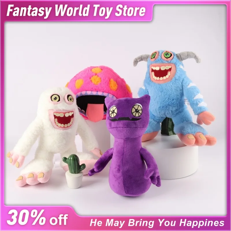 

In Stock My Singing Monsters Plush Soft & Cuddly Stuffed Animals gift for Fans & Kids Adorable Replica of Game Characters