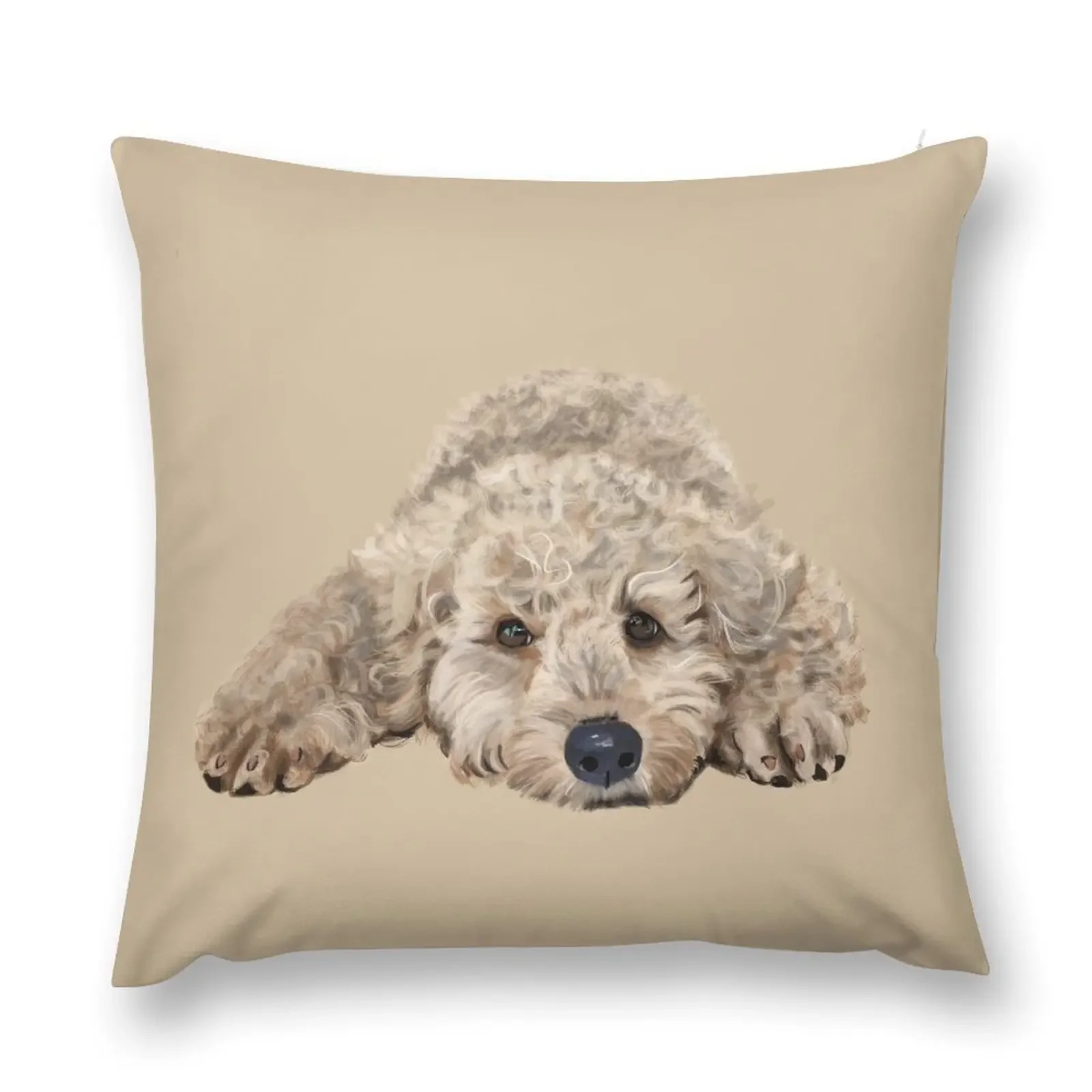 

Labradoodle Throw Pillow Cushion Child Luxury Cushion Cover Room decorating items Pillowcase Cushion pillow