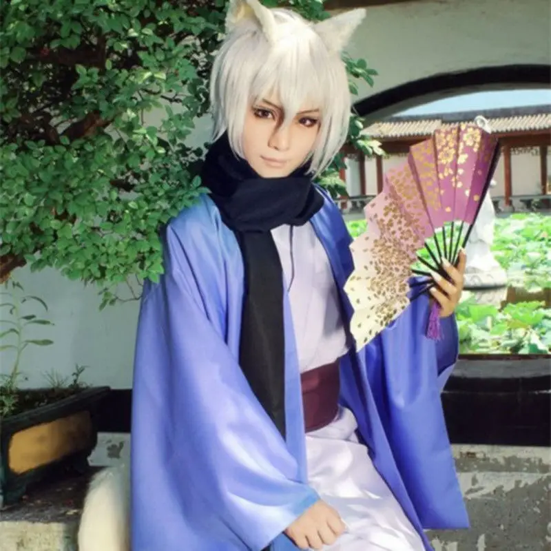 Tomoe Kamisama Cosplay Anime Mizuki Hajimemashita Love Kamisama Kiss Tomoe Kimono Momozono Nanami Cosplay Costume Uniform Wig