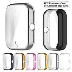 Osłona ekranu dla Amazfit Bip 3 Pro Smart Watchband Case Obudowa ochronna dla Amazfit Bip 3 TPU Silicone Case Bumper