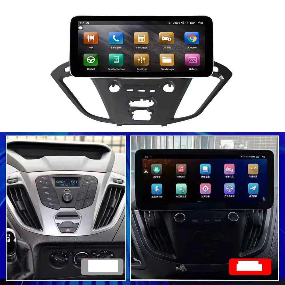 Per Ford Transit 2016-2020 Carplay WIFI navigazione GPS per auto lettore multimediale unità principale Audio autoradio