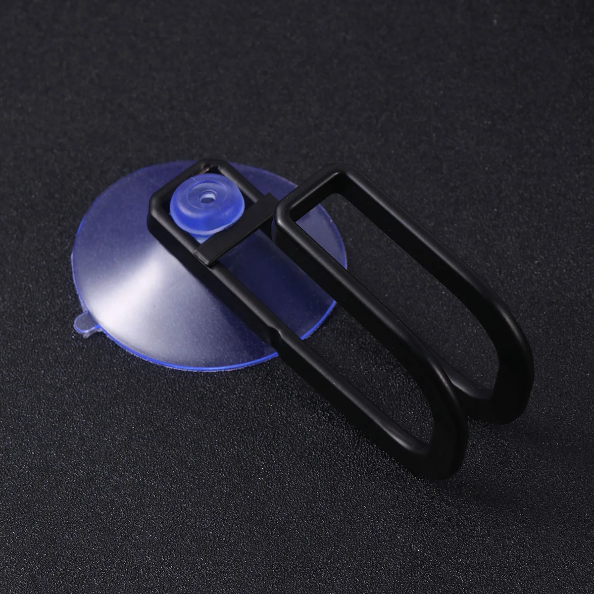 U-Shaped Stainless Steel Sponge Holder Suction Cup Black Rust Resistant Drain For Kitchen Sink Wall Mountable Space Saving