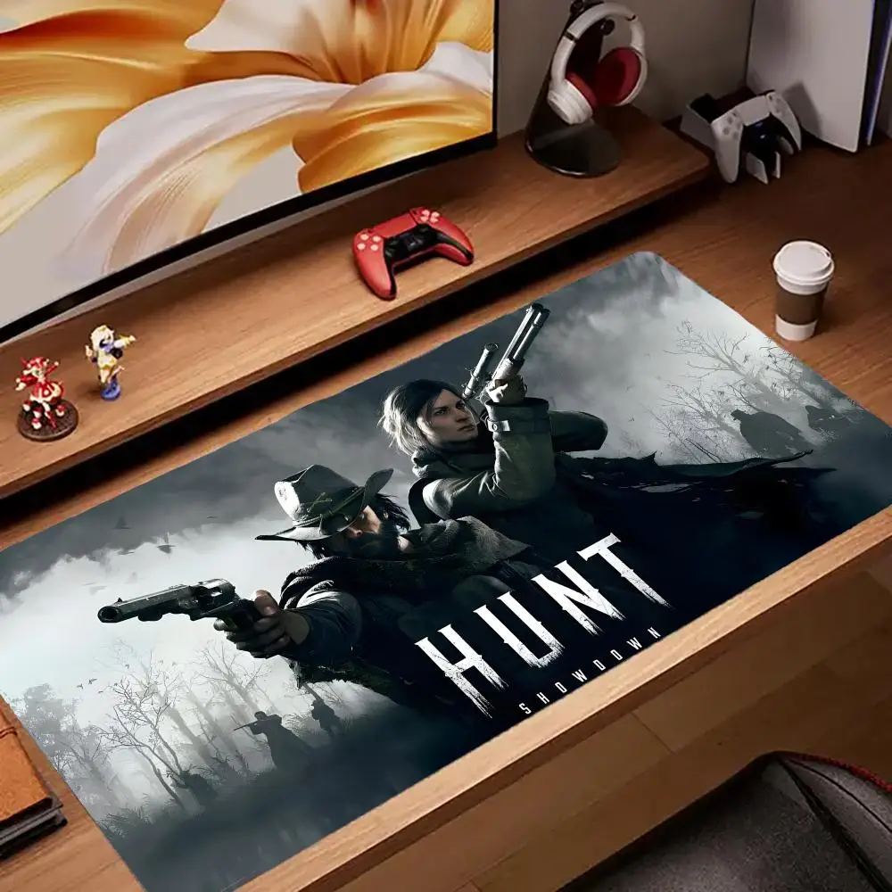 Cool H_hunt S_showdowns Mouse Pad Tapetes de Mesa Teclado, Borracha Kawai, Tapete de Mesa Antiderrapante, XXL90x40cm