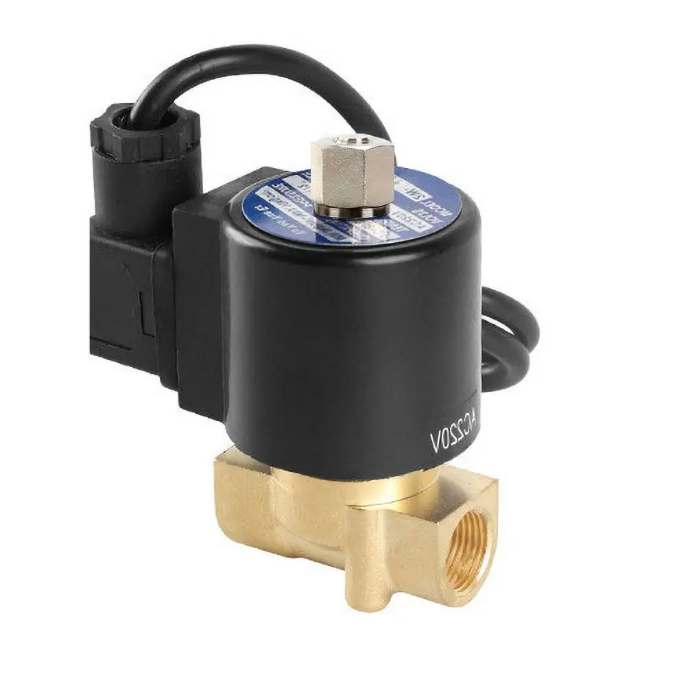 

3/8" Normally Open Fountain Solenoid Valves DN10 Brass Waterproof Solenoid Valve For Underwater 220V 110V 24V 12V