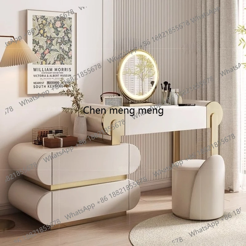 

Home Makeup vanity Toiletries dressers illuminated makeup dressing table with mirror Dresser with mirror desk Bedroom furniture