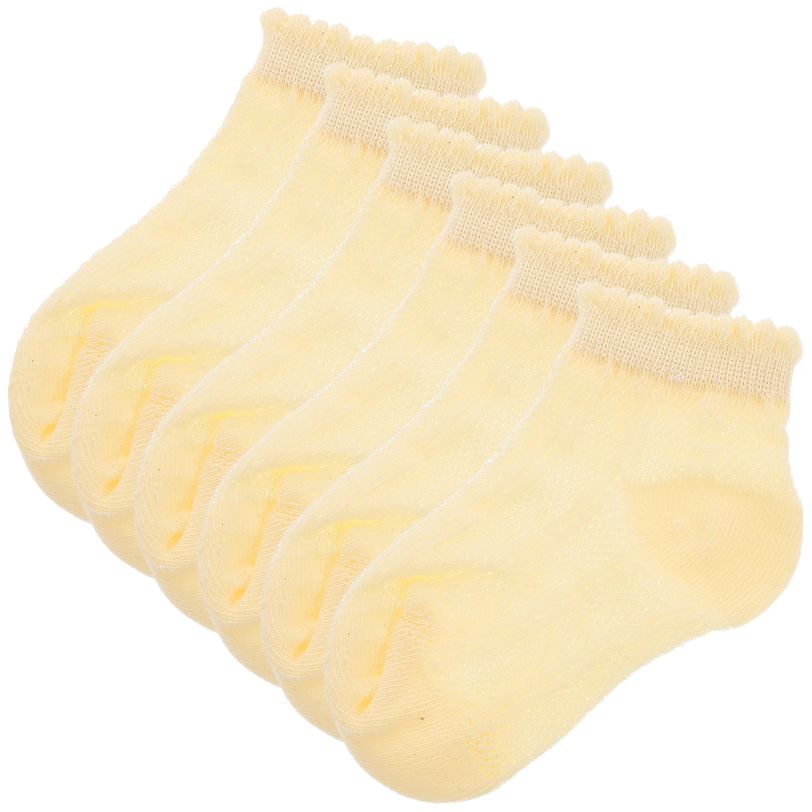 

3 Pairs Baby Breathable Socks Children Girls Eyelet Ankle Princess Cotton Thin Summer Toddler Infant Sock Kids Footwear