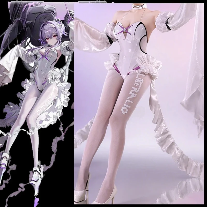 

Game NIKKE Liberalio Bunny Girl Costume Agent Jellyfish Women Jumpsuit Halloween Carnival Suit 2026