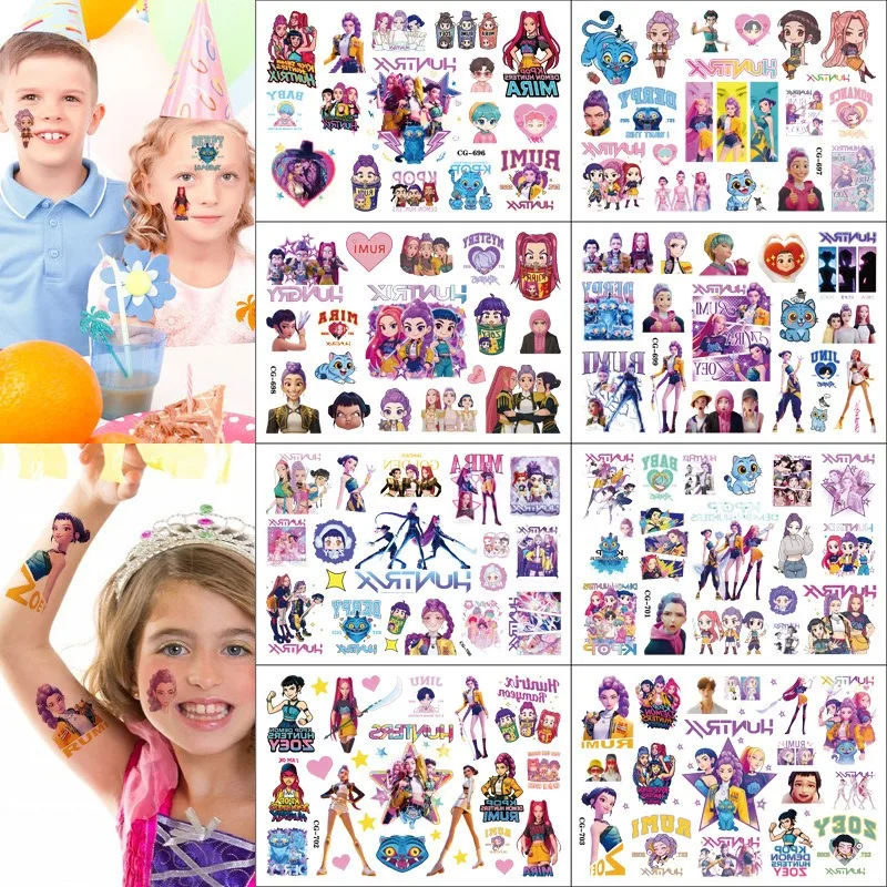 

Хит продаж: Временные татуировки Lumi в мультяшном стиле, крутые сувениры для вечеринок, милые изысканные наклейки-тату