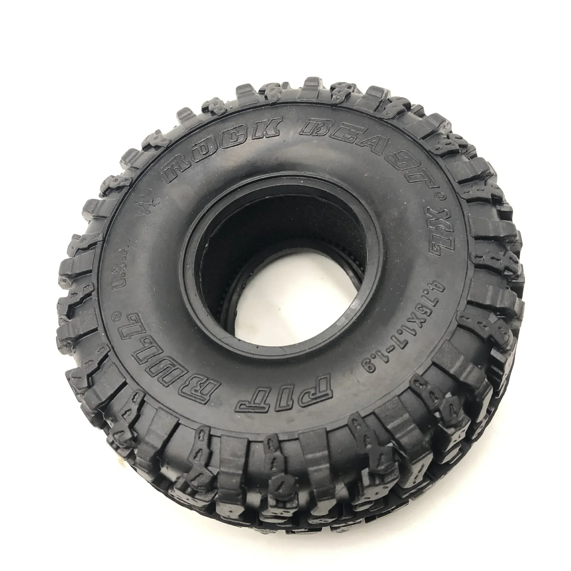 4 Stück 120mm 1,9 Zoll Gummireifen Radreifen für RC Rock Crawler Axial Scx10 axi03007 trxs trx4 tf2 d90