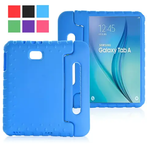 Case for Samsung Galaxy Tab A 10.1 Inches 2016 Model Number SM-T580 T585 Case Shock Proof EVA Full Body Stand Kids Tablet Cover