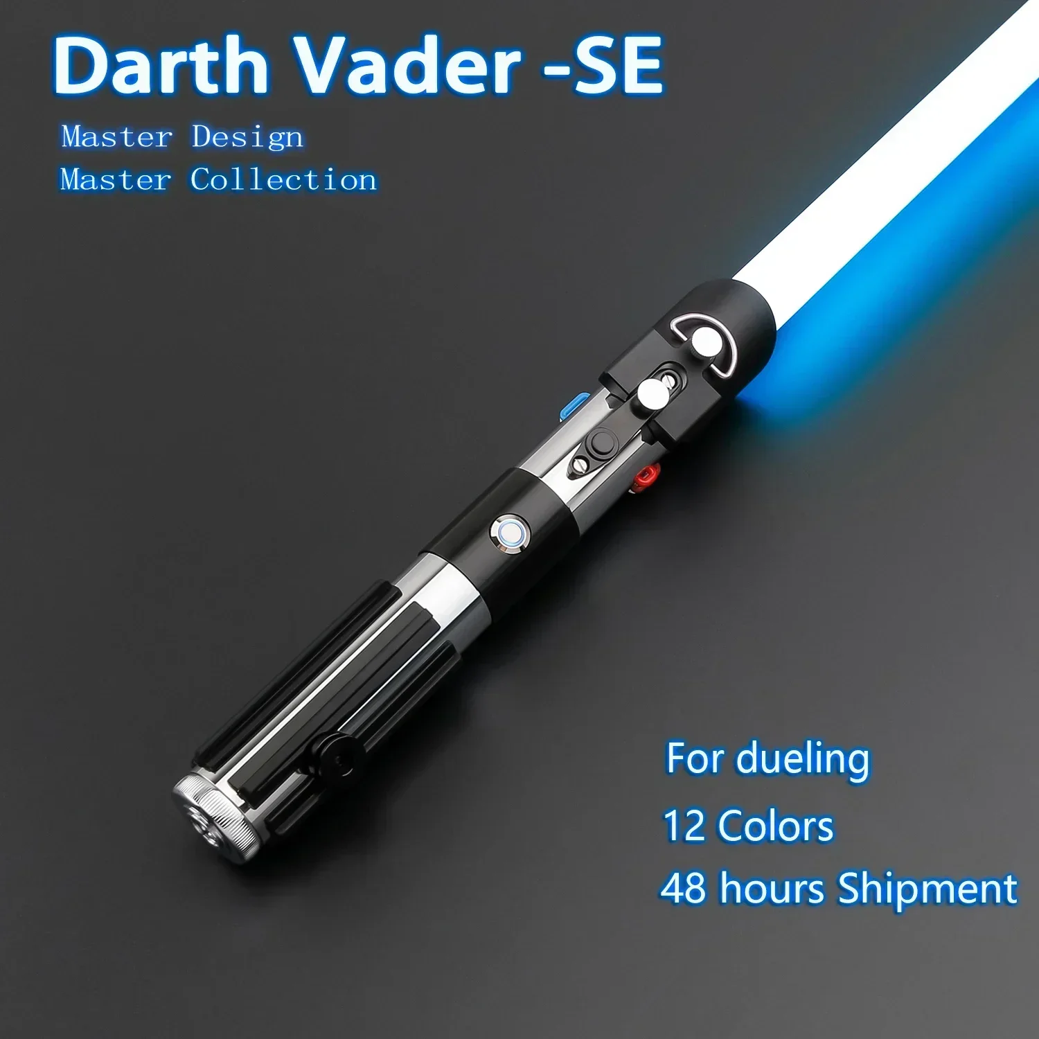 TXQSABER High Quality Darth Vader SE Lightsaber SNV4 Proffie2.2 Heavy Dueling Metal Hilt Smooth Swing Laser FOC Force Cospaly