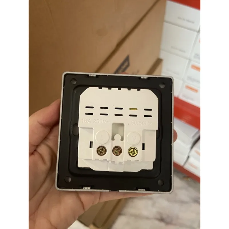 A25F-European Standard 16A Wall Socket EU Plug-Black Color With USB+ Type-C 2A-German Style Design