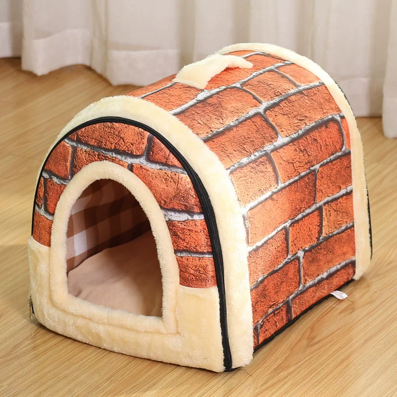 

New Arrival Detachable Washable House Cat Bed Dog Cage Dog Mat Autumn Winter Hot Selling Pet Supplies