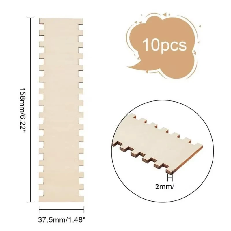 5/10 Pcs Sewing Thread Storage Tool DIY Sewing Organizer Wooden Board Thread Holder Suitable for Beginners in Craft Projects