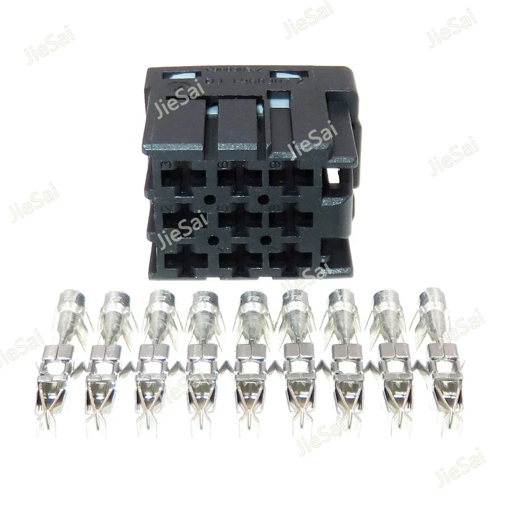 

9 Pin 1-968307-2 1-968305-2 3.5 Series Automotive Electric Wire Unsealed Connector Car Power Amplifier Plastic Housing Socket