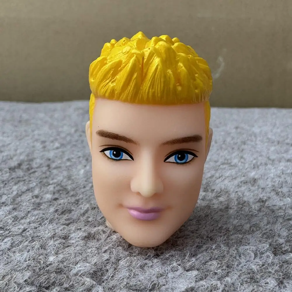 1/6 chłopcy głowy lalki książę Ken głowy solidna głowa chłopca dla 30cm ciała dzieci chłopcy dziewczęta DIY zabawki urodziny prezenty