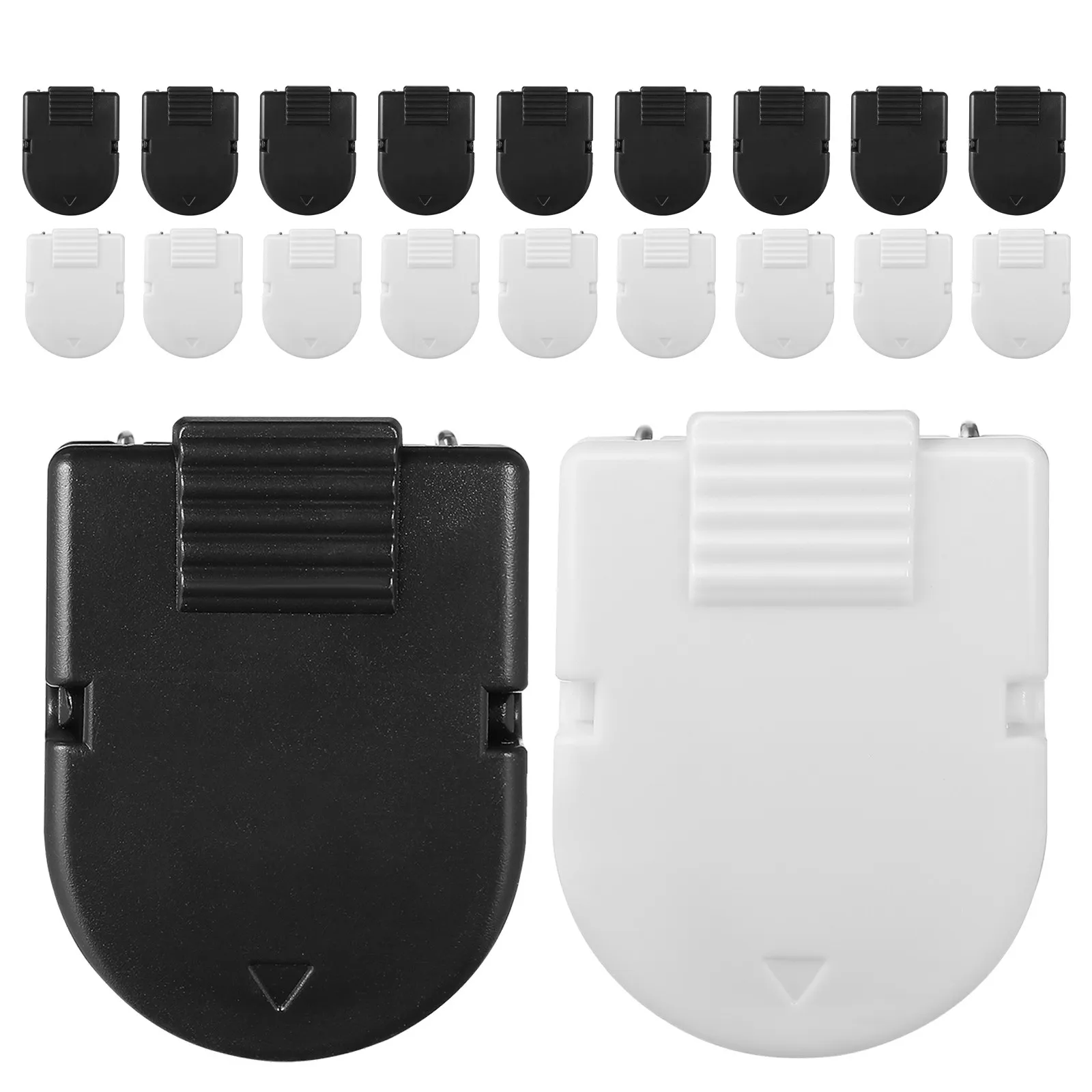 20Pcs Cubicle Fabric Panel Clips Mini Plastic Partition Clamps Office Partition Accessories Photo Memo Display Holder