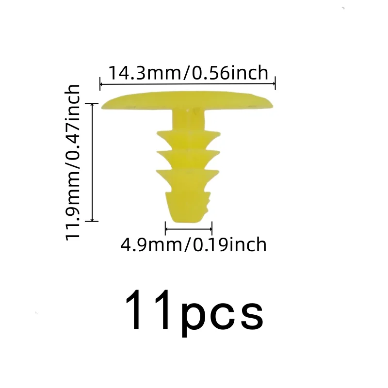 11 pcs Windproof Strip Clips for Frame Seal Fixing, Easy One-Step Install, Secure Snap-in Design, Multipurpose
