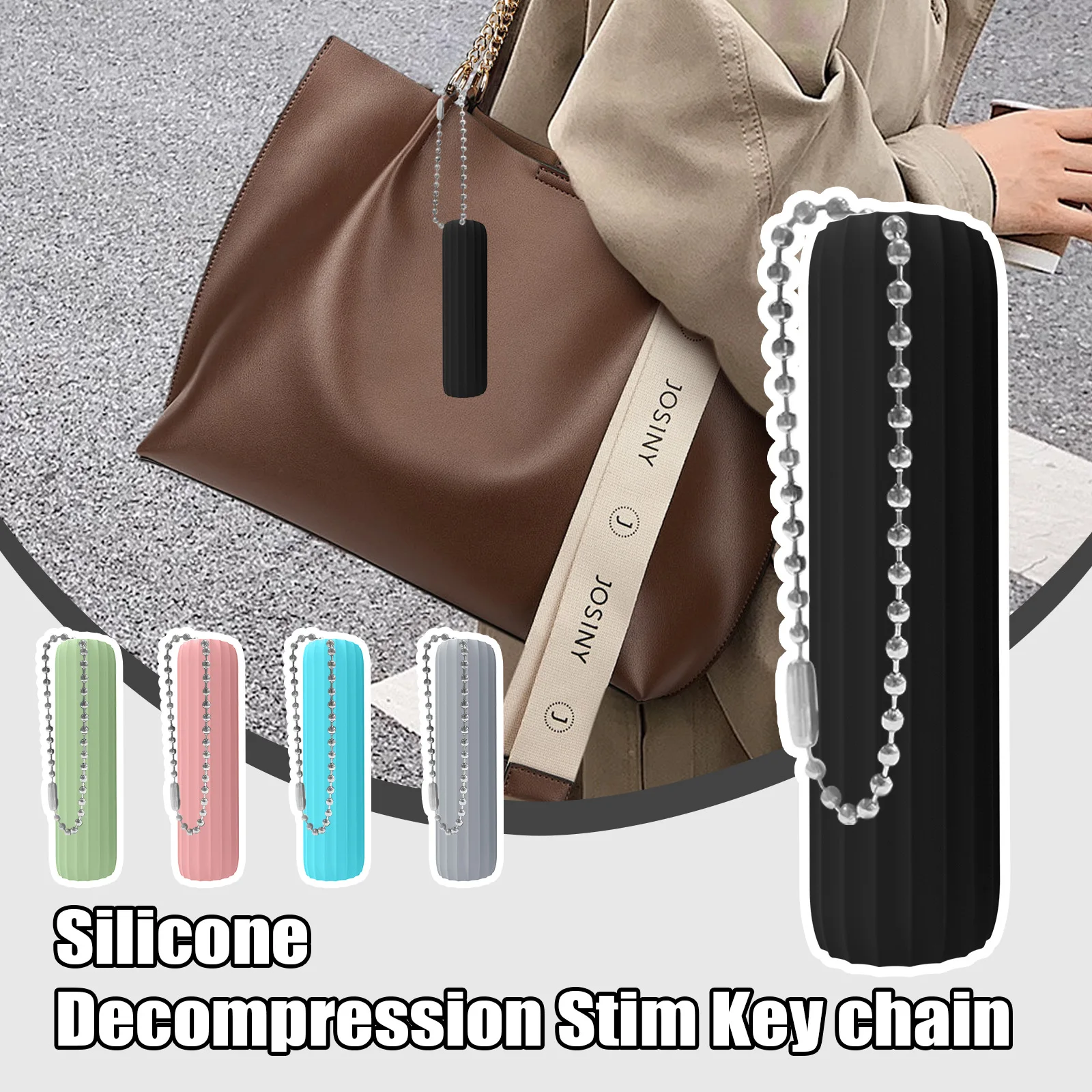 Nieuwe nieuwigheid siliconen stressverminderende rol Palm Care Massage Magic EDC vingertoproller Haptische zintuiglijke fidget