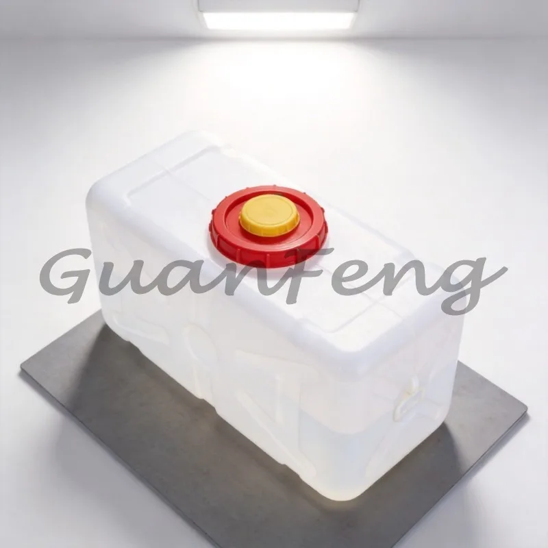 Thickened Horizontal Rectangular Plastic RV Water Tank, Vehicle‑Mounted Household Water Storage Bucket