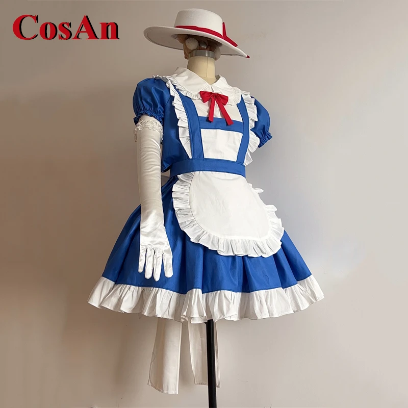 CosAn Game Touhou Project Kana Anaberal Cosplay Costume Sweet Gorgeous Uniform Dress Activity Party Role Play Clothing New