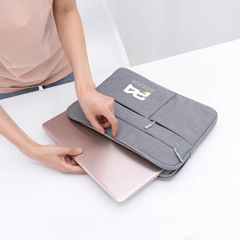 24 Hours Logo Fit 15.6 Inches Portable Portable Computer Bag Business Handbag Mobile Power Pack For Mobile Phone Data Cable