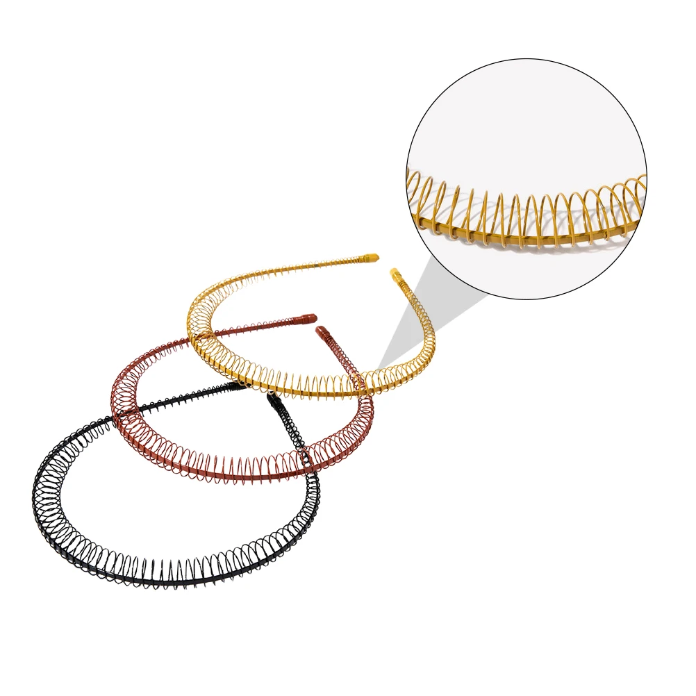 

3 Pcs Non slip Hairb Wavy Headb Invisible Head Hoop Sports Headwear Stylish Hairb Durable Practical Hair Care Tool