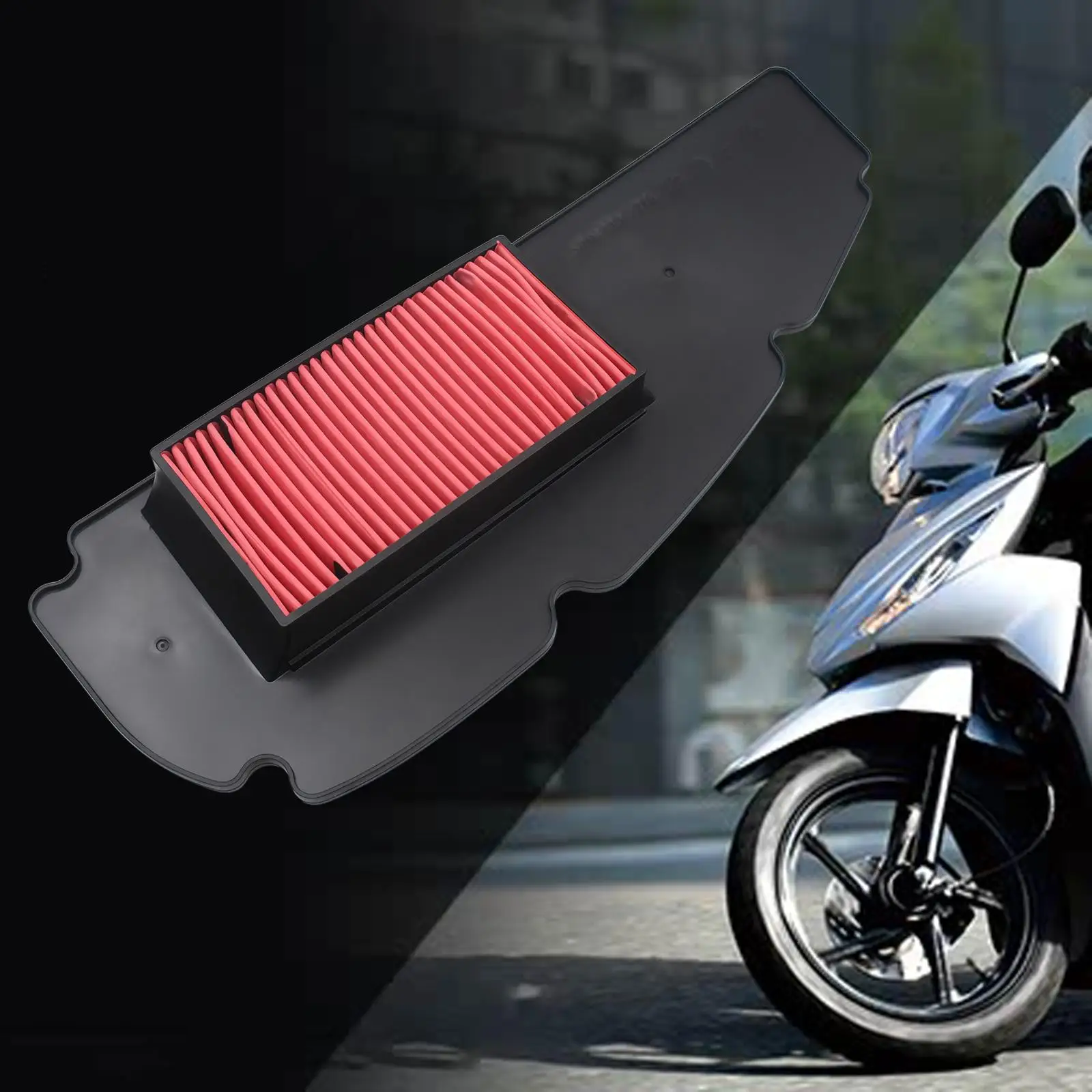 Motorcycle Accessory Air Filter High Performance Red Black Repair Part for Suzuki Address 110 Year Range 2015 to 2020