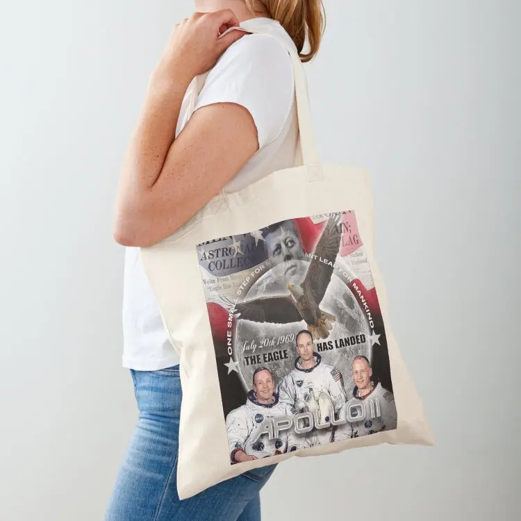 

apollo 11 Tote Bag canvas tote bags shopper bag women shopping bag logo canvas bags