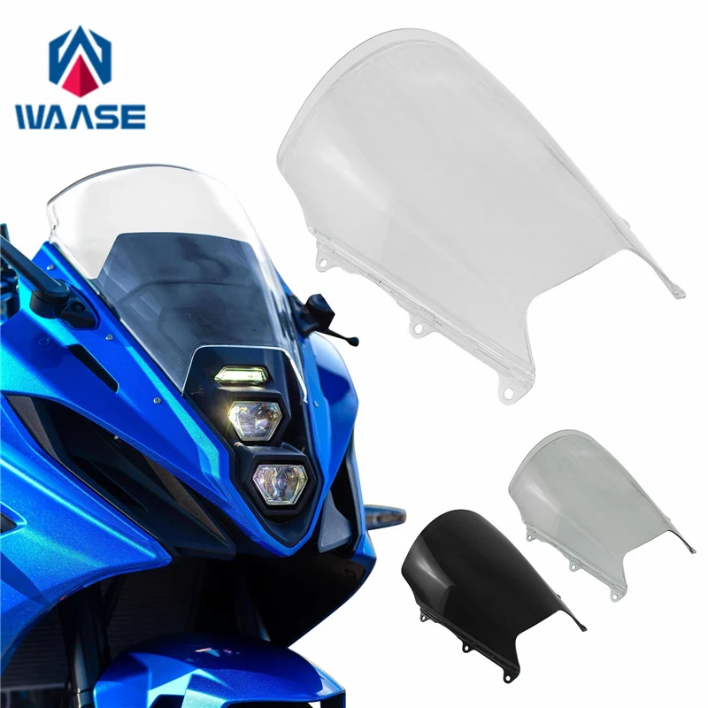 

WAASE For Suzuki GSX-8R GSX8R 2024 2025 Windscreen Windshield Wind Deflector Shield Screen Visor Glass