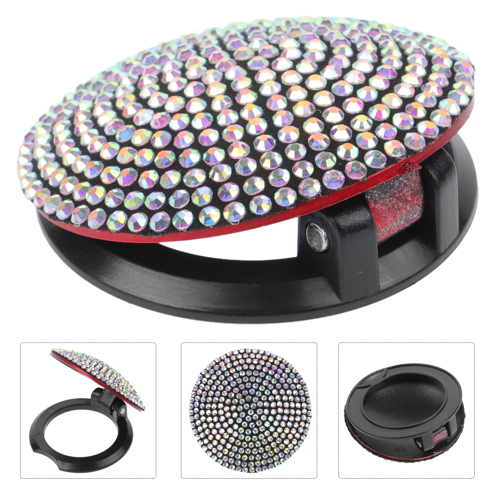 

Push to Start Button Cover Bling Car Accessories Elegant Design Protective Shield Durable Bling Car Accessories