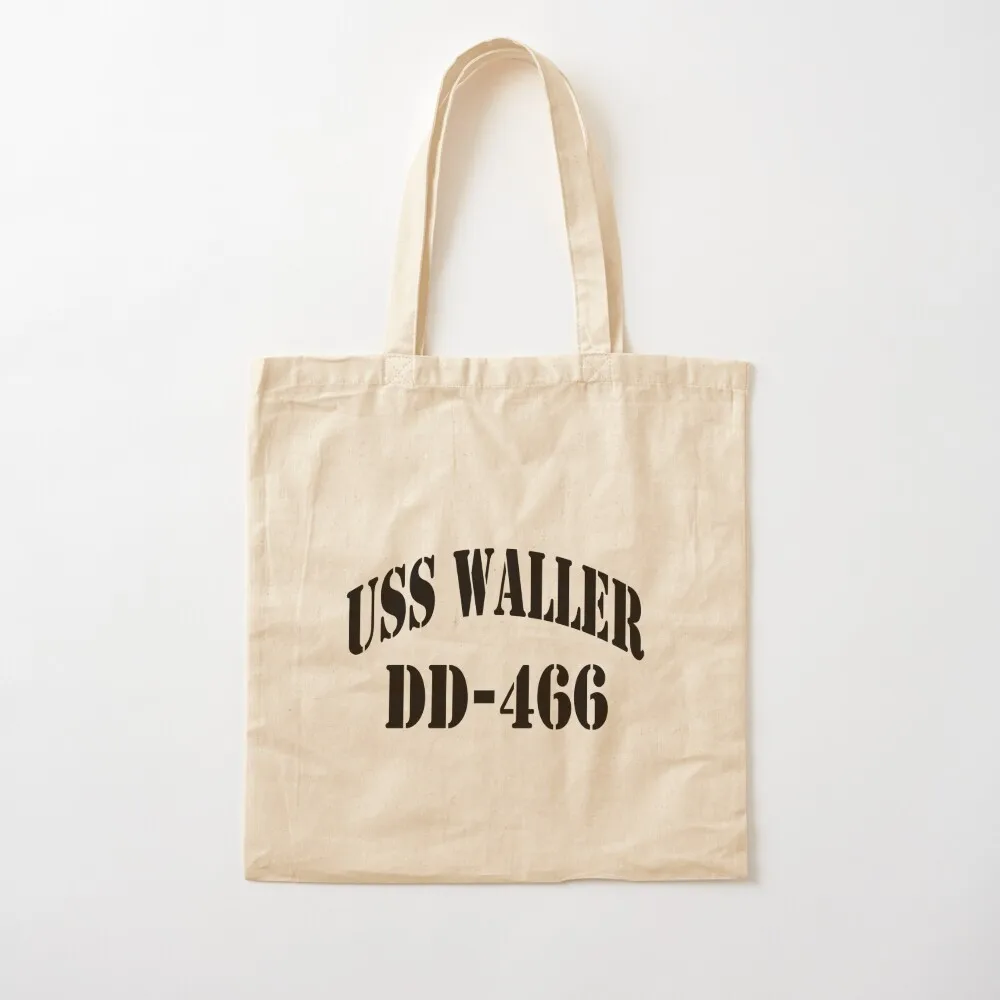 

USS WALLER (DD-466) SHIP'S STORE Tote Bag tote bag woman Handbags women Canvas Tote Bag