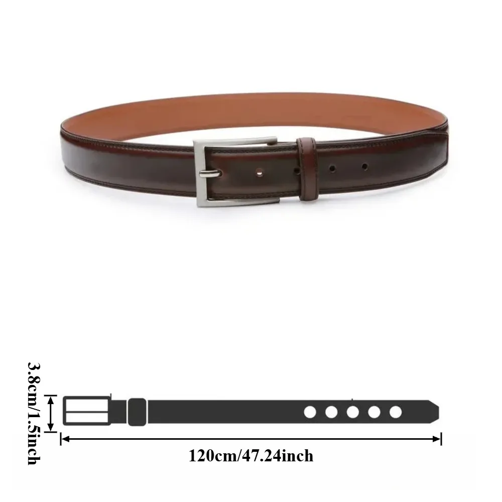 New Arrival Fashionable High-End Versatile Business Buckle Belt  Trendy Everyday Stylish and Versatile Men’s Leather Belt