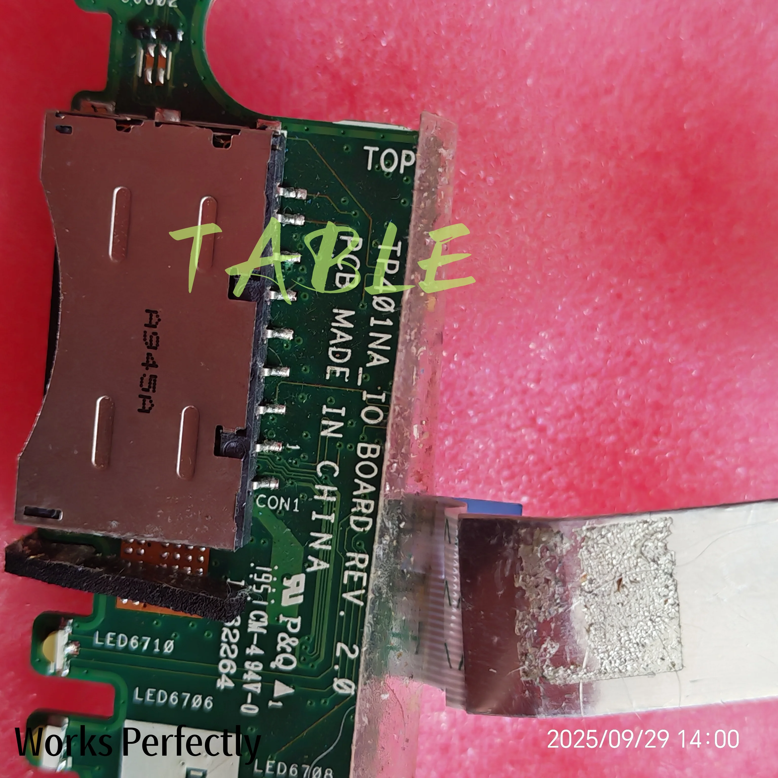 For ASUS TP401N TP401NA TP401M TP401MA Laptop Card reader Power Button Board Cable switch Repairing Accessories TP401NA REV2.0