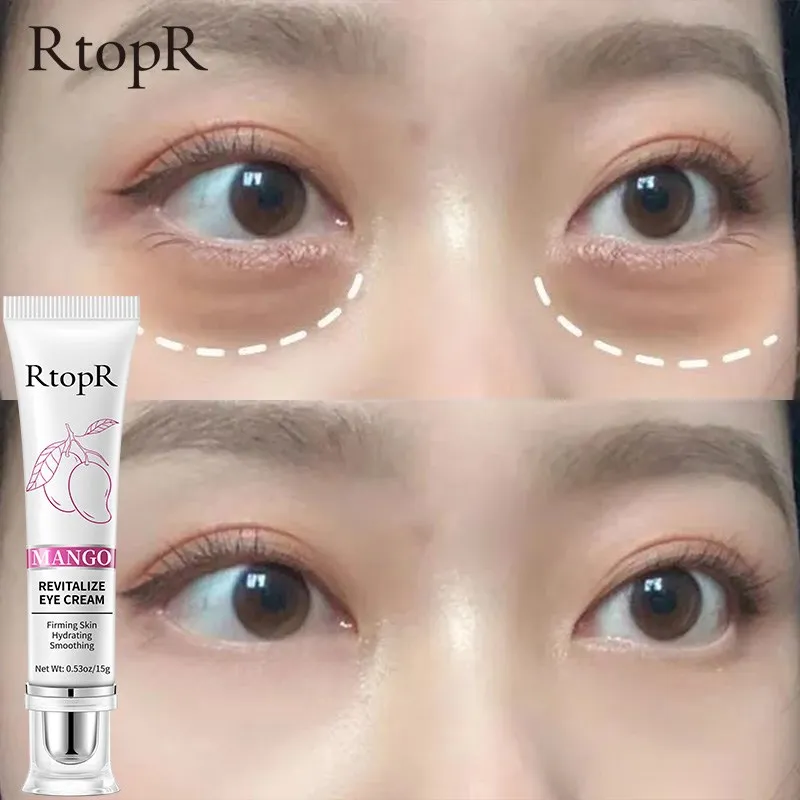 RtopR Eye Cream Remover Dark Circles Fades Fine Lines Eye Bags Removal Puffiness Firming Moisturizing For Nourishing Skin Care