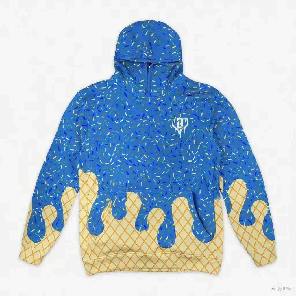 Otoño Invierno sudadera para hombre BASEBALL LIFESTYLE 101 serie de helados impresión 3D al aire libre cómodas sudaderas deportivas