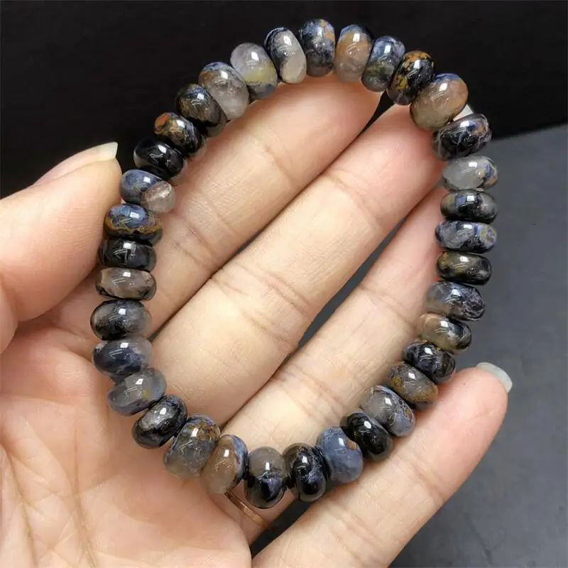 

9-10MM Natural Peter Stone Bead Bracelet Energy Gemstone Women Stretch Jewelry Healing Birthday Present 1PCS