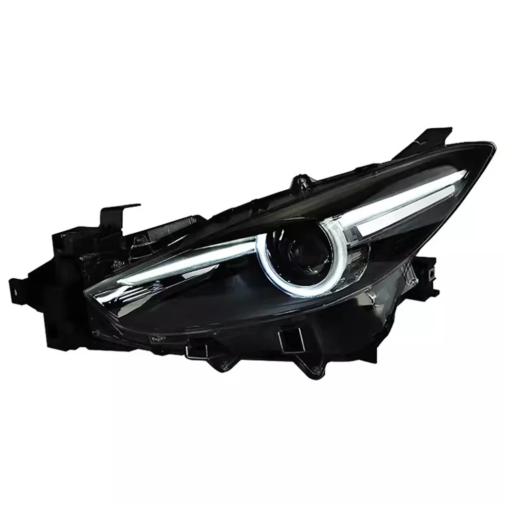 

Car Front lamp led Headlight Assembly for 14-19 Mazda3 Axela Daytime Running Light Turn Signal 2pcs
