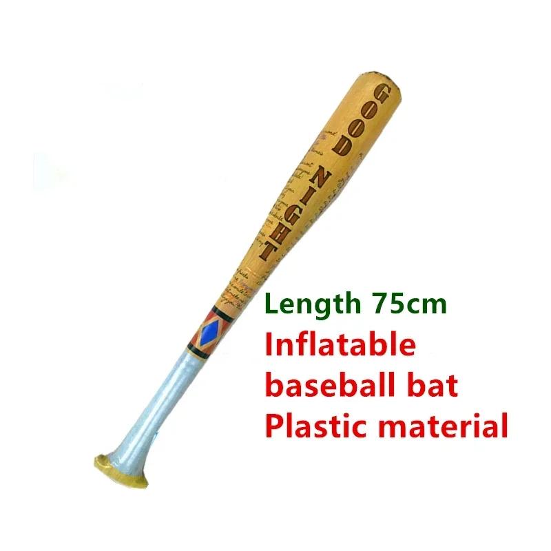 Beauty Girl Baseball in legno massello Harleen Quinzel Mazza da baseball in legno Parrucca Guanto Accessorio Suicide Cosplay Squad Comic Prop Vacanza