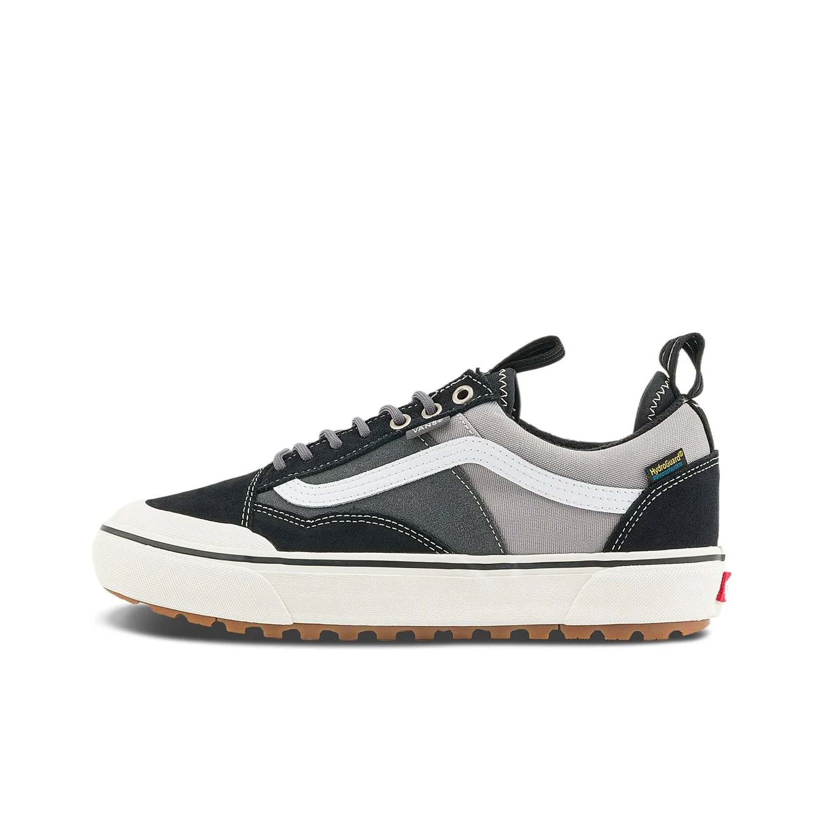 POIZON Vans Old Skool Sapatos de montanhismo de cano baixo, confortáveis, resistentes à abrasão, unissex, pretos