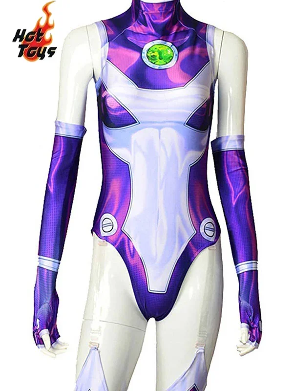 أزياء أنيمي ستارفاير التأثيرية لعبة أرض الإنسان والنساء في سن المراهقة كوس جبابرة سوبر كوس فور بذلة Zentai بدلة طبلة الهالوين Se