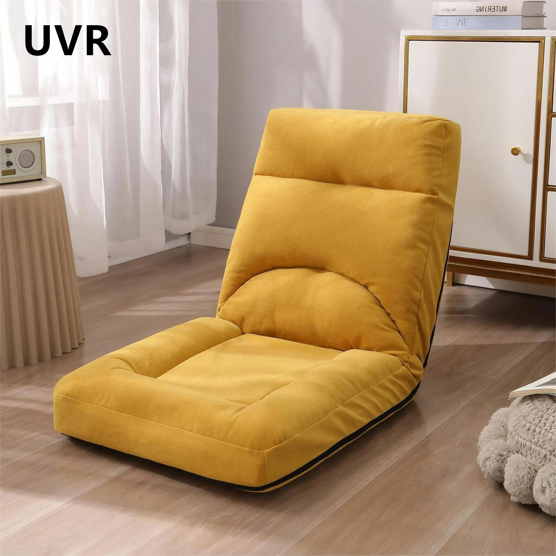 UVR Tatami Single Lazy Person Sofa Chair Folding Leisure Backrest Chair Bedroom Balcony Sofa Chair Adjustable Office Chair