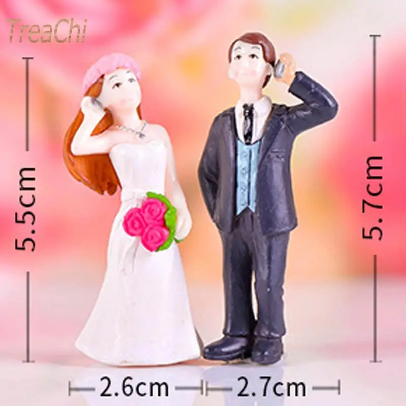 Moss Micro Landscape Decoration Telephone Couples Romantic Wedding Scenery Decoration Diy Potted Decoration